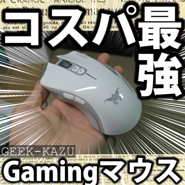 【ゲーミングマウス】3000円未満で買える、コスパ最強のマウス！